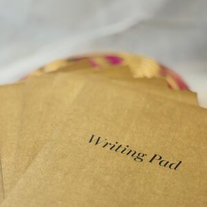 100% recycled Writing Pads